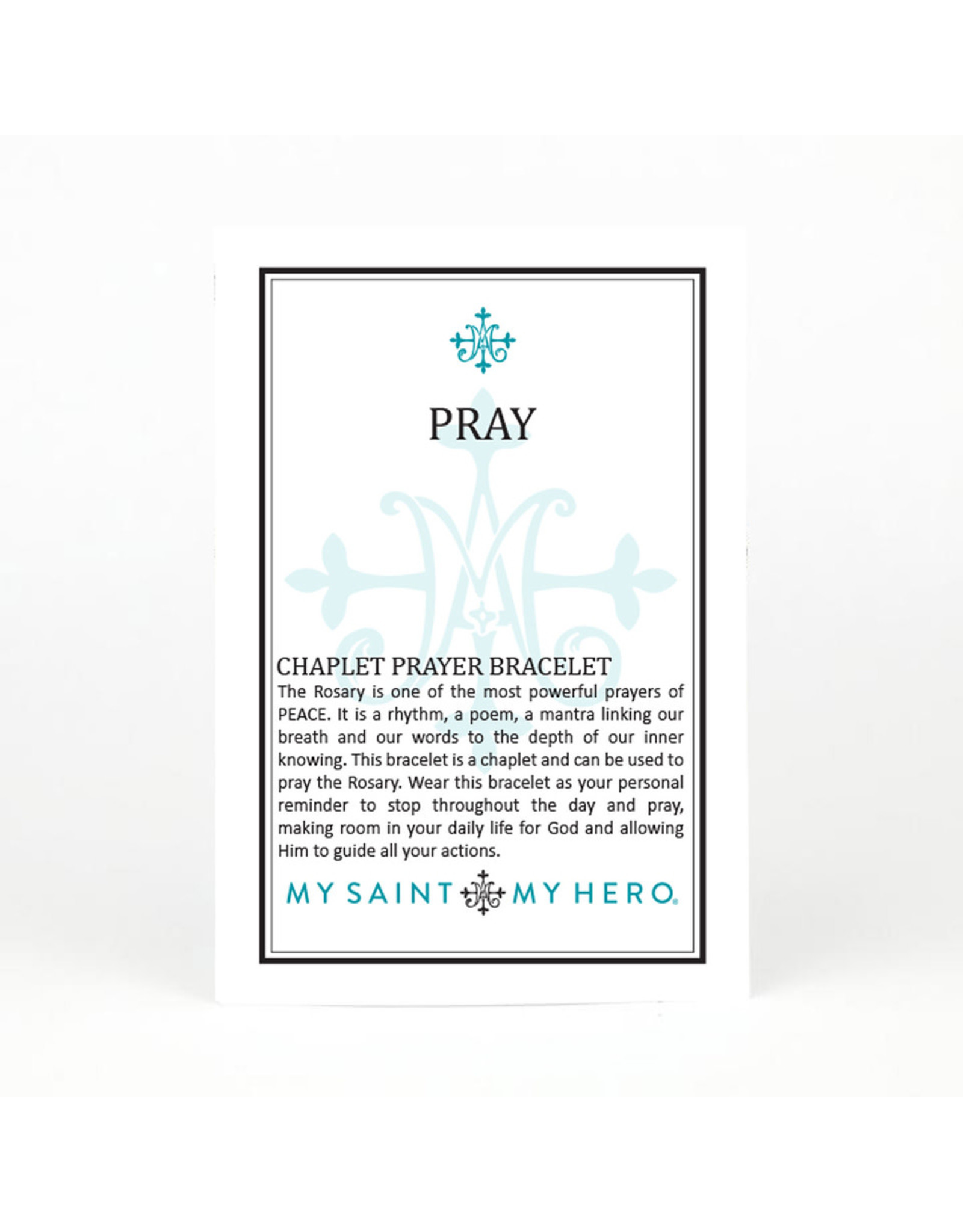 My Saint My Hero Bracelet - Pray Chaplet