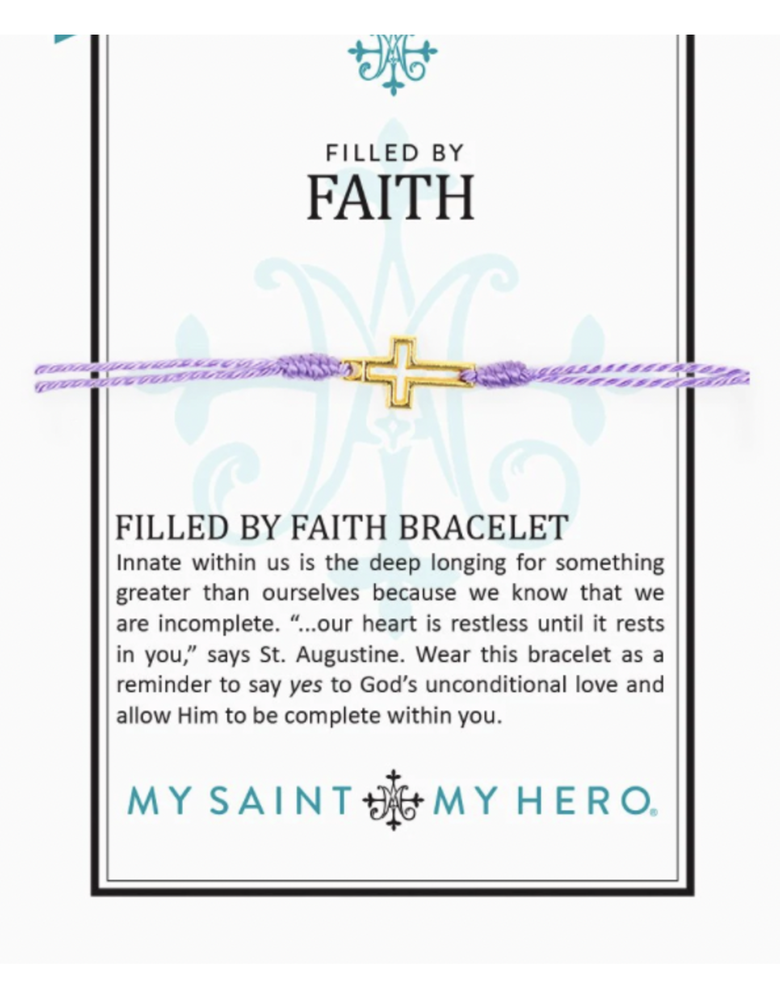 My Saint My Hero Bracelet - Filled by Faith