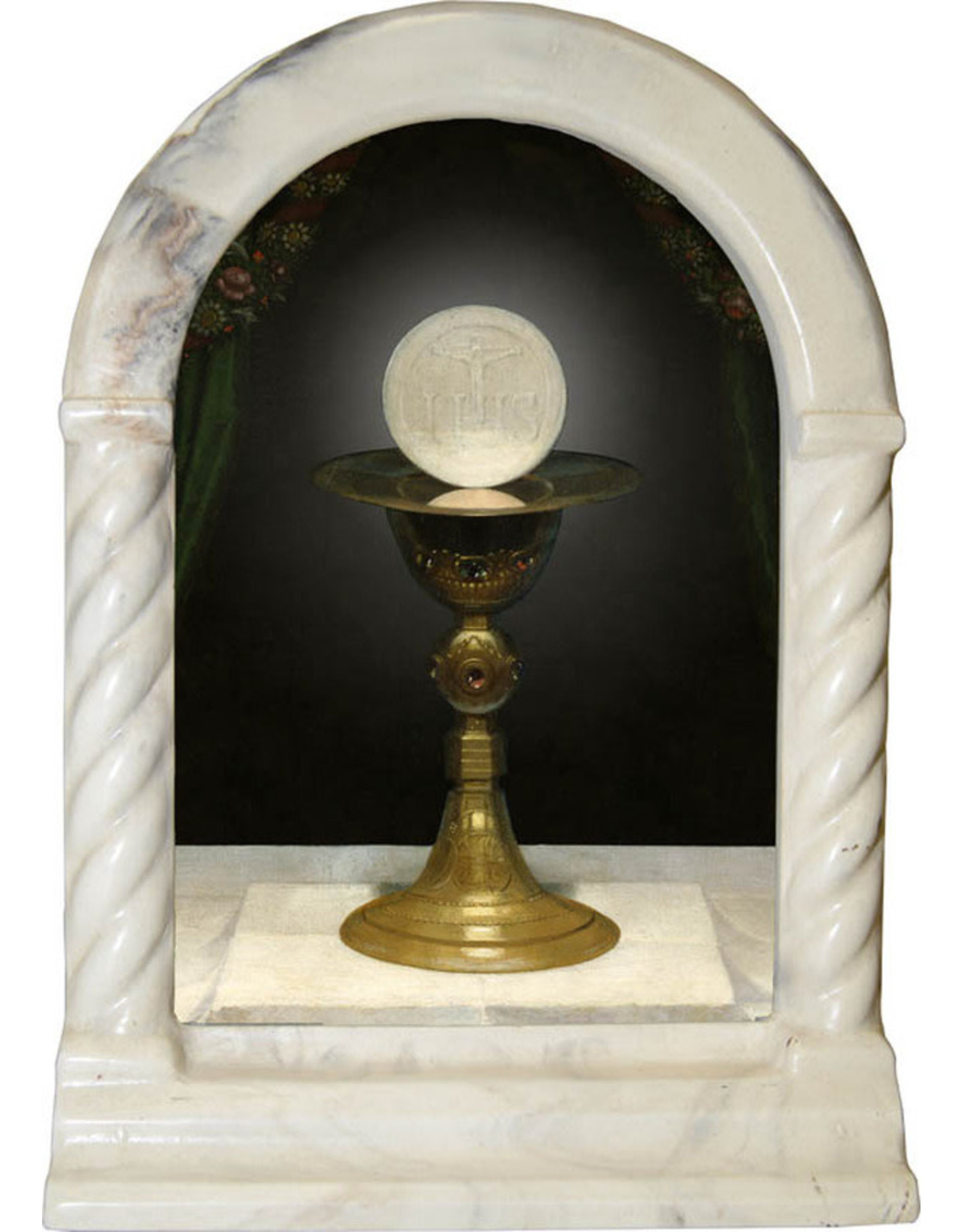 Nelson Art Chalice with Host Desk Shrine (6x9)
