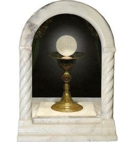 Nelson Art Chalice with Host Desk Shrine (6x9)