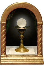 Nelson Art Chalice with Host Desk Shrine (6x9)