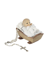 Precious Moments - Cradled in His Love Box with Rosary