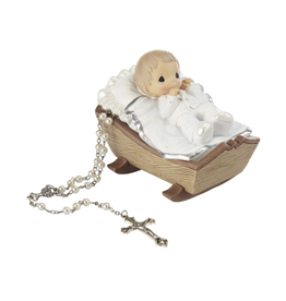 Precious Moments Precious Moments - Cradled in His Love Box with Rosary