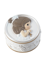 Precious Moments - First Communion Box with Rosary (Faith is the Light that Guides You)