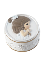 Precious Moments First Communion Precious Moments Box with Rosary (Faith is the Light that Guides You)