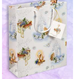 Religious Art First Communion Gift Bag -Various Communion Symbols (Small)