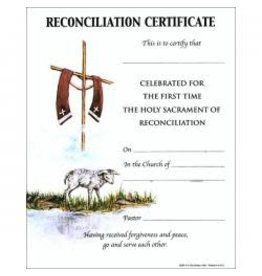 St. Andrew's Certificate - Reconciliation (Each)