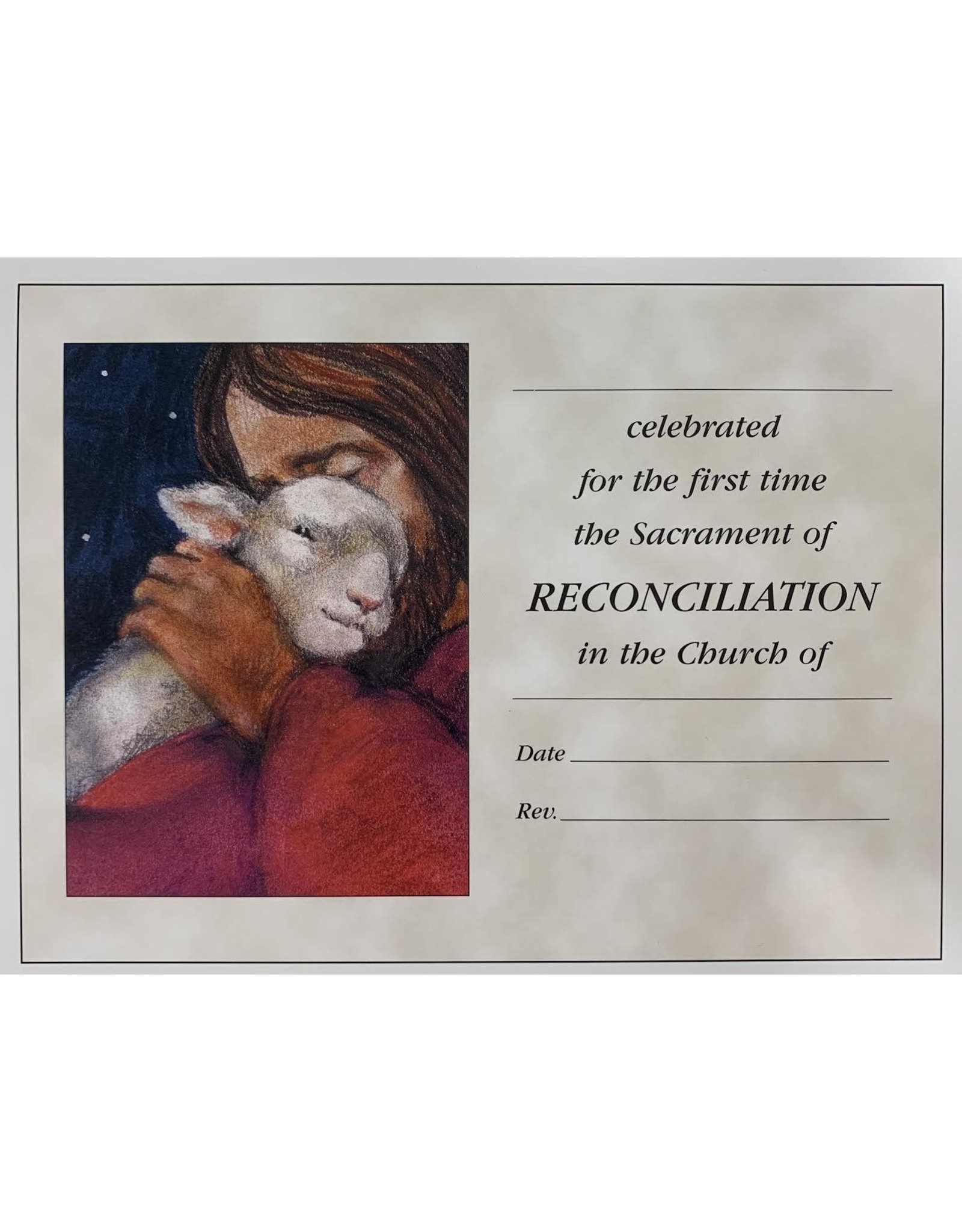 first reconciliation certificate