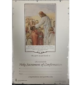 Certificate - Confirmation (Each)