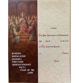 Hirten Certificate - Confirmation, Bonella Art (Each)