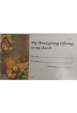 Reillys Offering Envelopes - Thanksgiving (100)