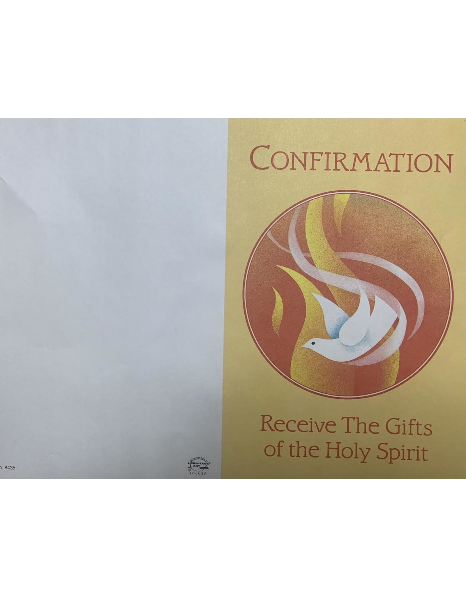 Bulletins - Confirmation, Receive the Gifts (100)