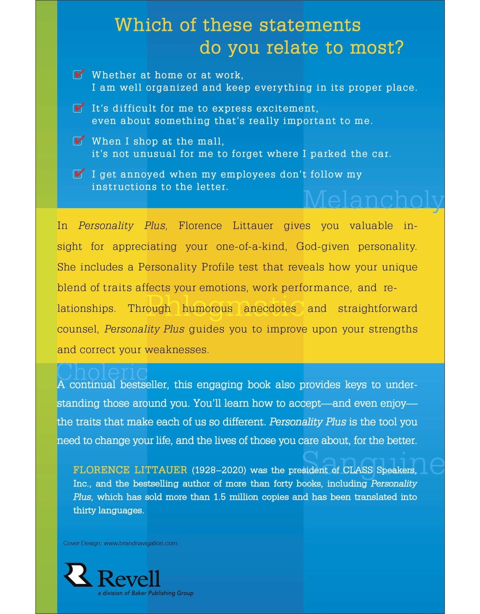 Flemming Revell Personality Plus: How to Understand Others by Understanding Yourself