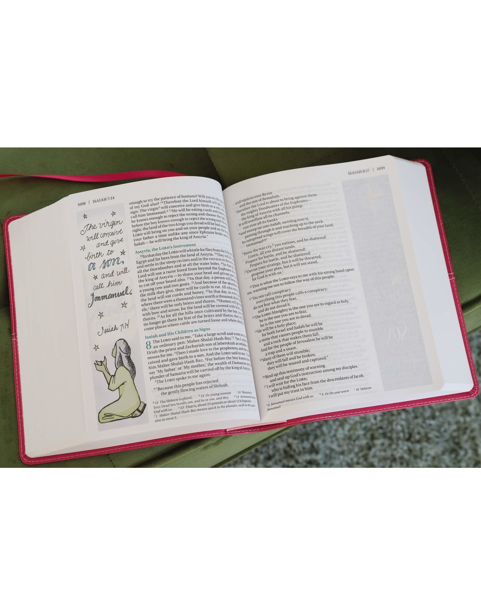 Zondervan NIV Beautiful Word Pink Large Print Bible