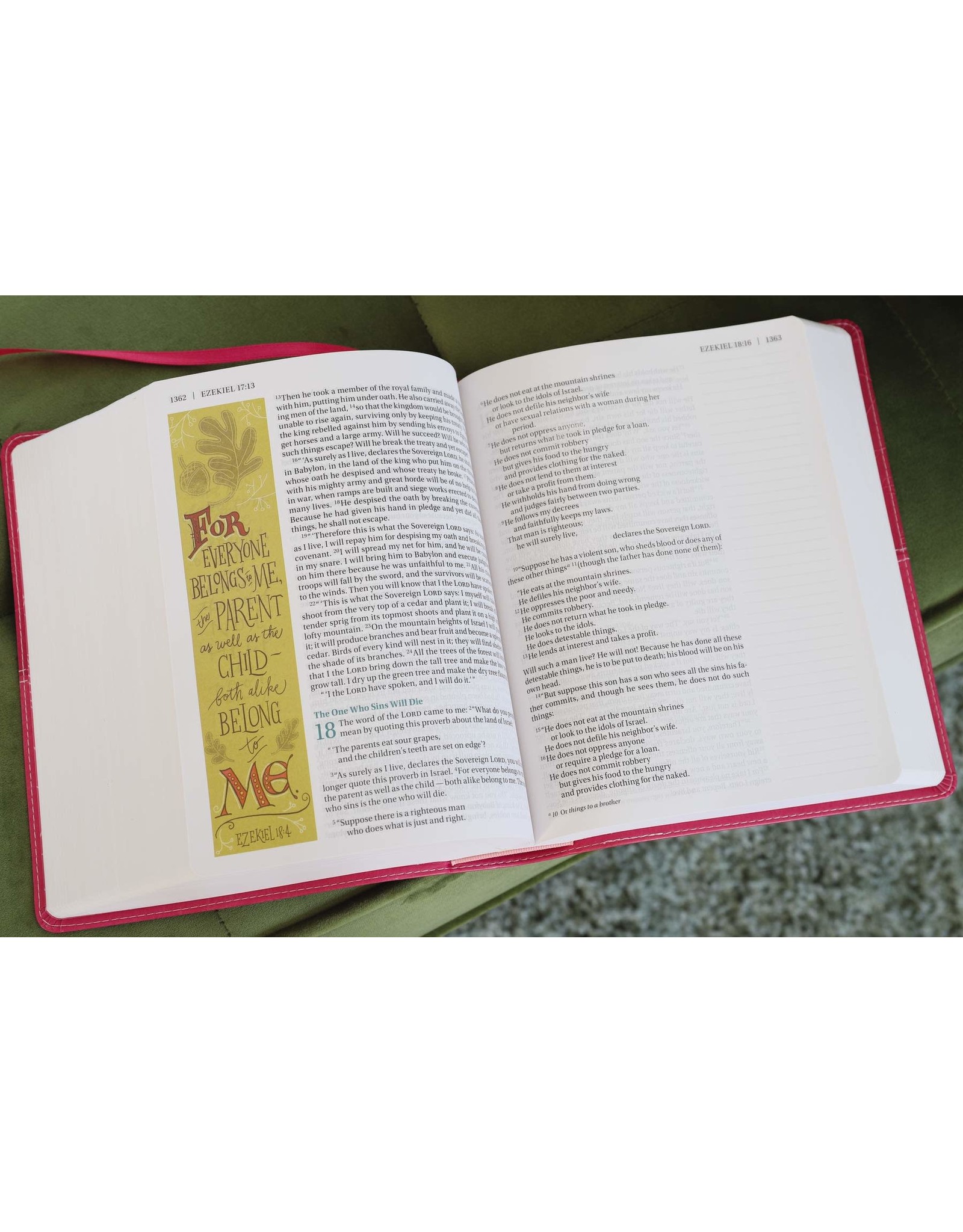 Zondervan NIV Beautiful Word Pink Large Print Bible