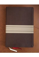 Zondervan NIV Thinline Bible, Giant Print, Imitation Leather, Brown/Tan, Red Letter Edition