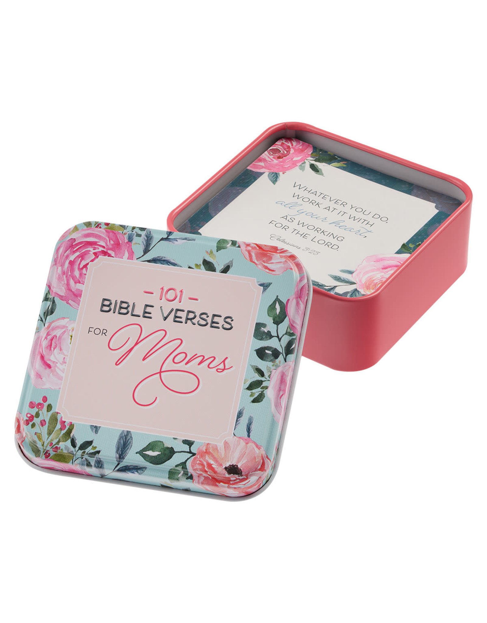 Christian Art Gifts Scripture Cards in a Tin - 101 Bible Verses for Mom