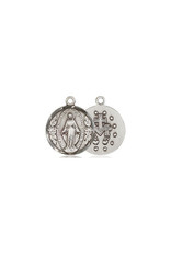 Bliss Miraculous Medal - Round, Sterling Silver (Small)