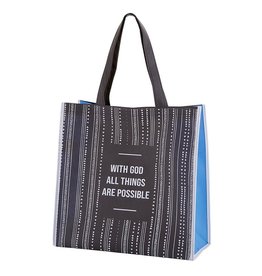 Reusable Shopping Bag Tote - All Things are Possible