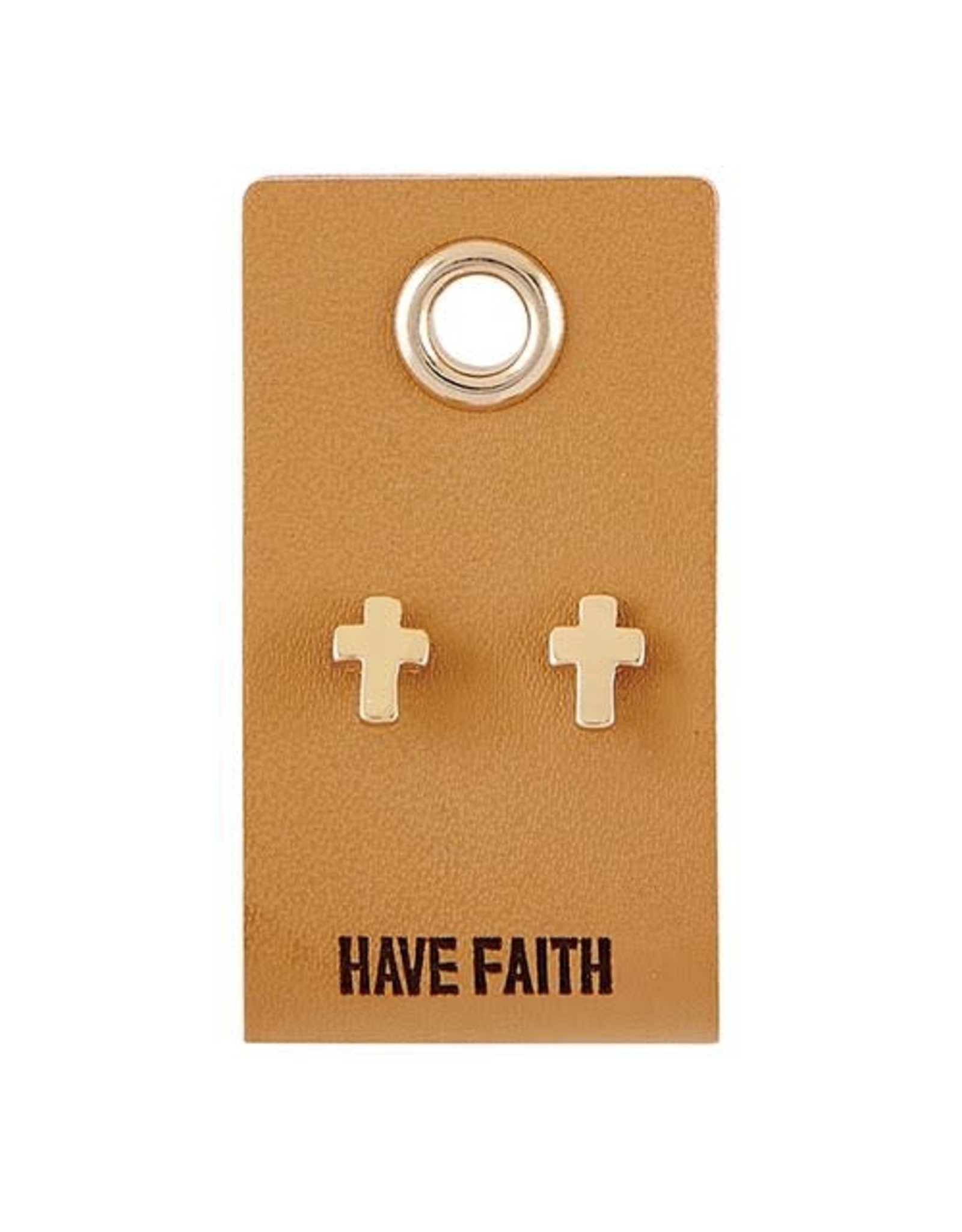 Earrings - Cross, Have Faith