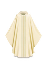 Slabbinck Chasuble, Gothic, 100% Wool, Stiff Roll Collar -