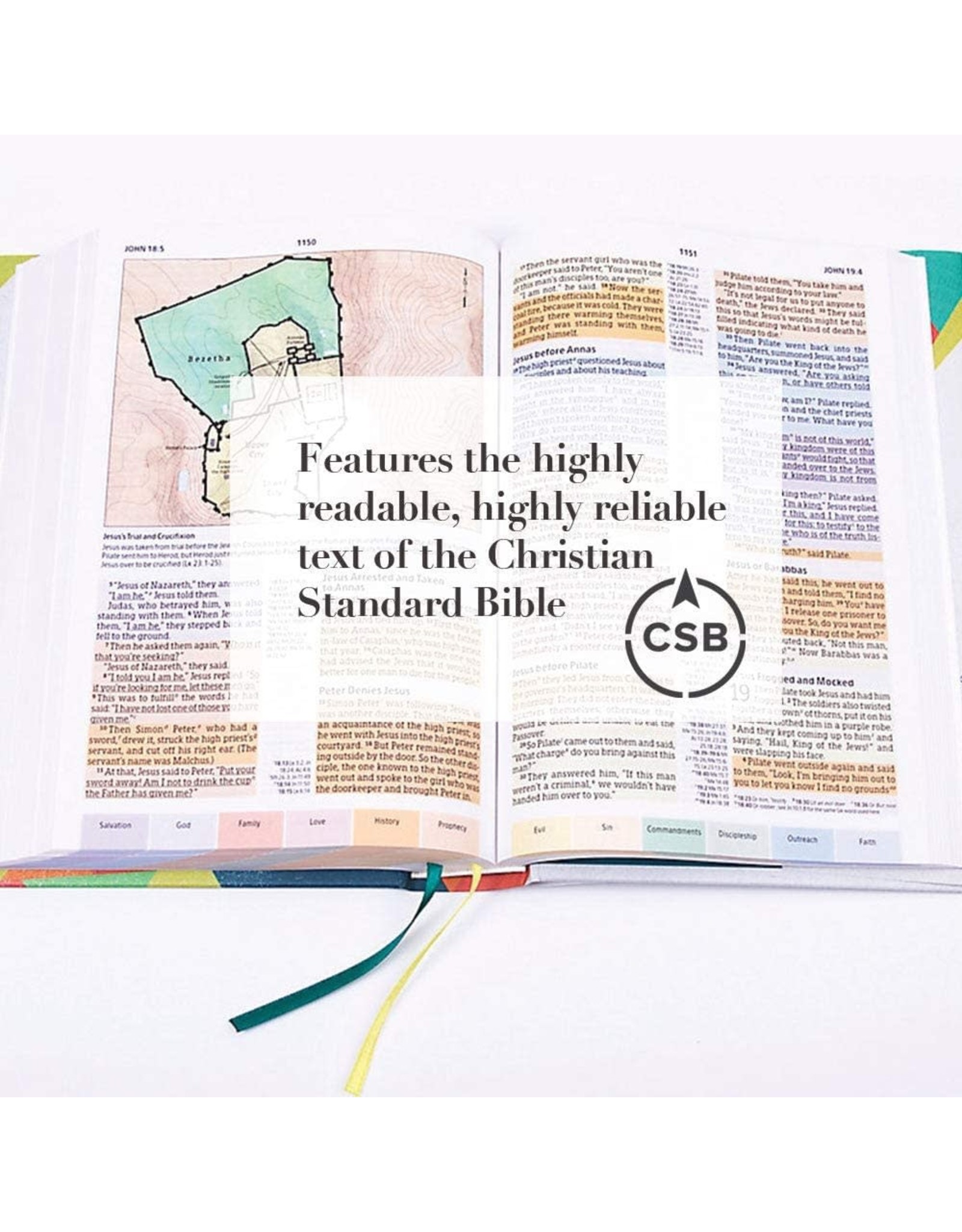 Holman CSB (Christian Standard) Rainbow Study Bible