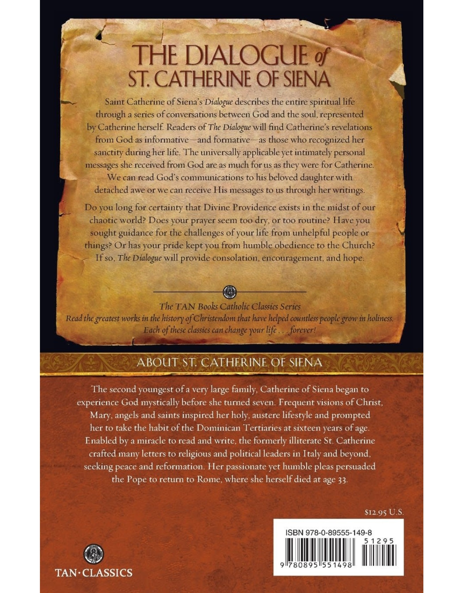 Tan Dialogue of St. Catherine of Siena