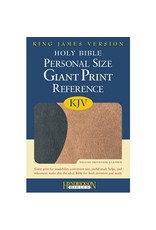 Hendrickson KJV Personal Size Giant Print Reference Bible-Black/Tan