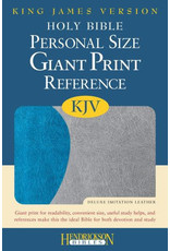 Hendrickson KJV Personal Size Giant Print Reference Bible-Blue/Gray