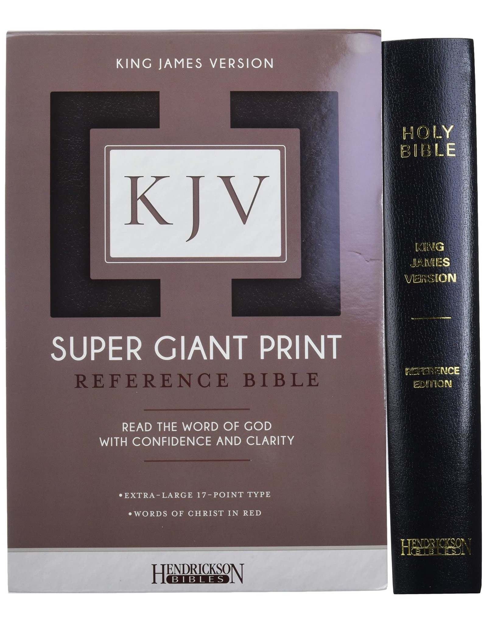 Hendrickson KJV Super Giant Print Black Reference Bible