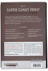 Hendrickson KJV Super Giant Print Black Reference Bible