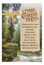 Dayspring Card - Father's Day, I Thank God for You
