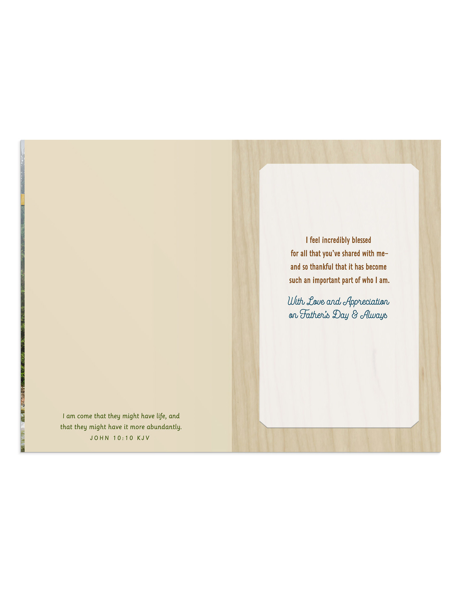 Dayspring Card - Father's Day, I Thank God for You