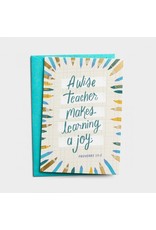 Dayspring Card - Teacher Appreciation, A Wise Teacher