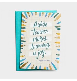 Dayspring Card - Teacher Appreciation, A Wise Teacher