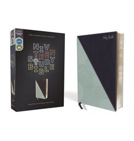 Zondervan NIV Teen Study Bible, Leathersoft, Teal, Comfort Print