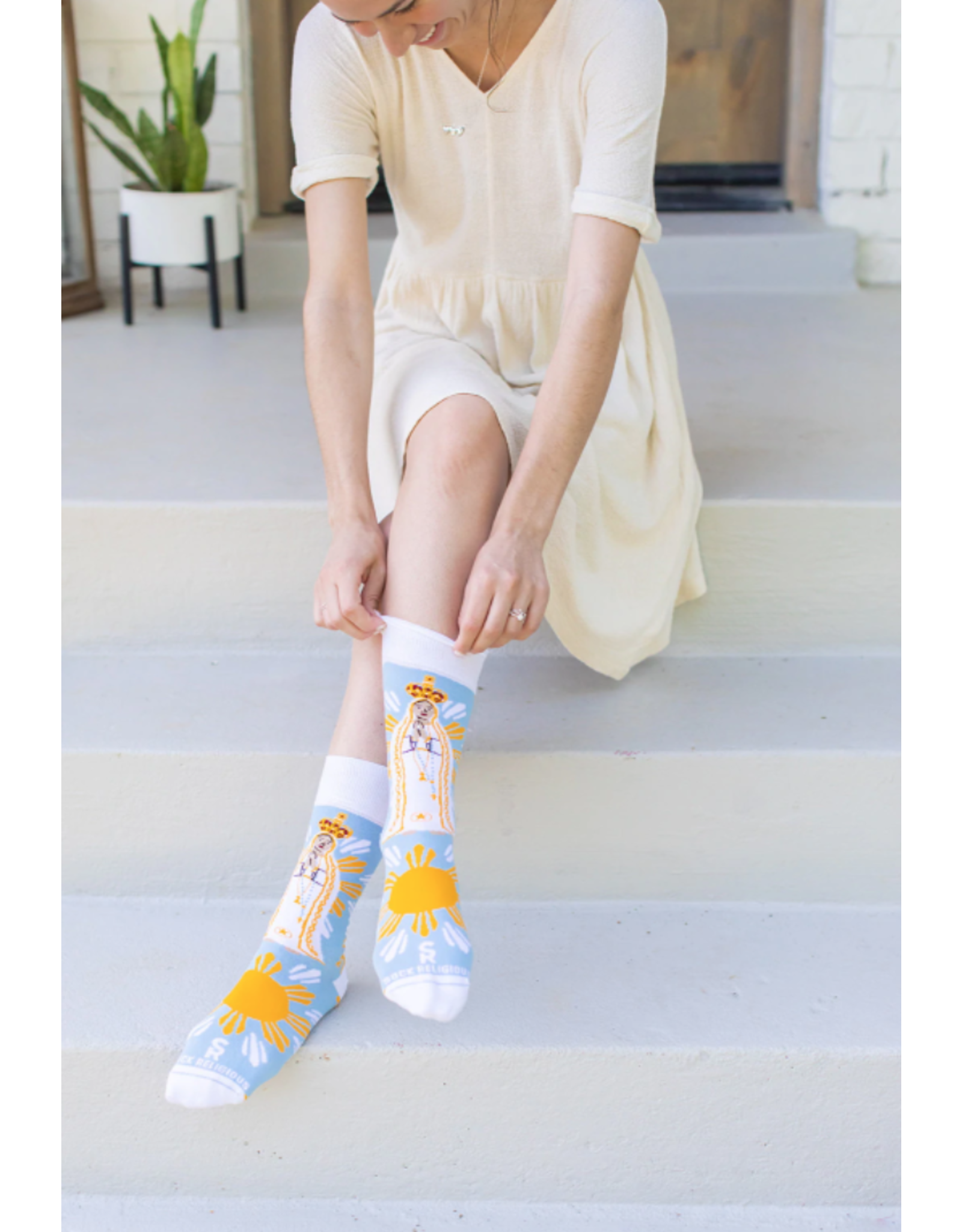 Sock Religious Socks - Our Lady of Fatima