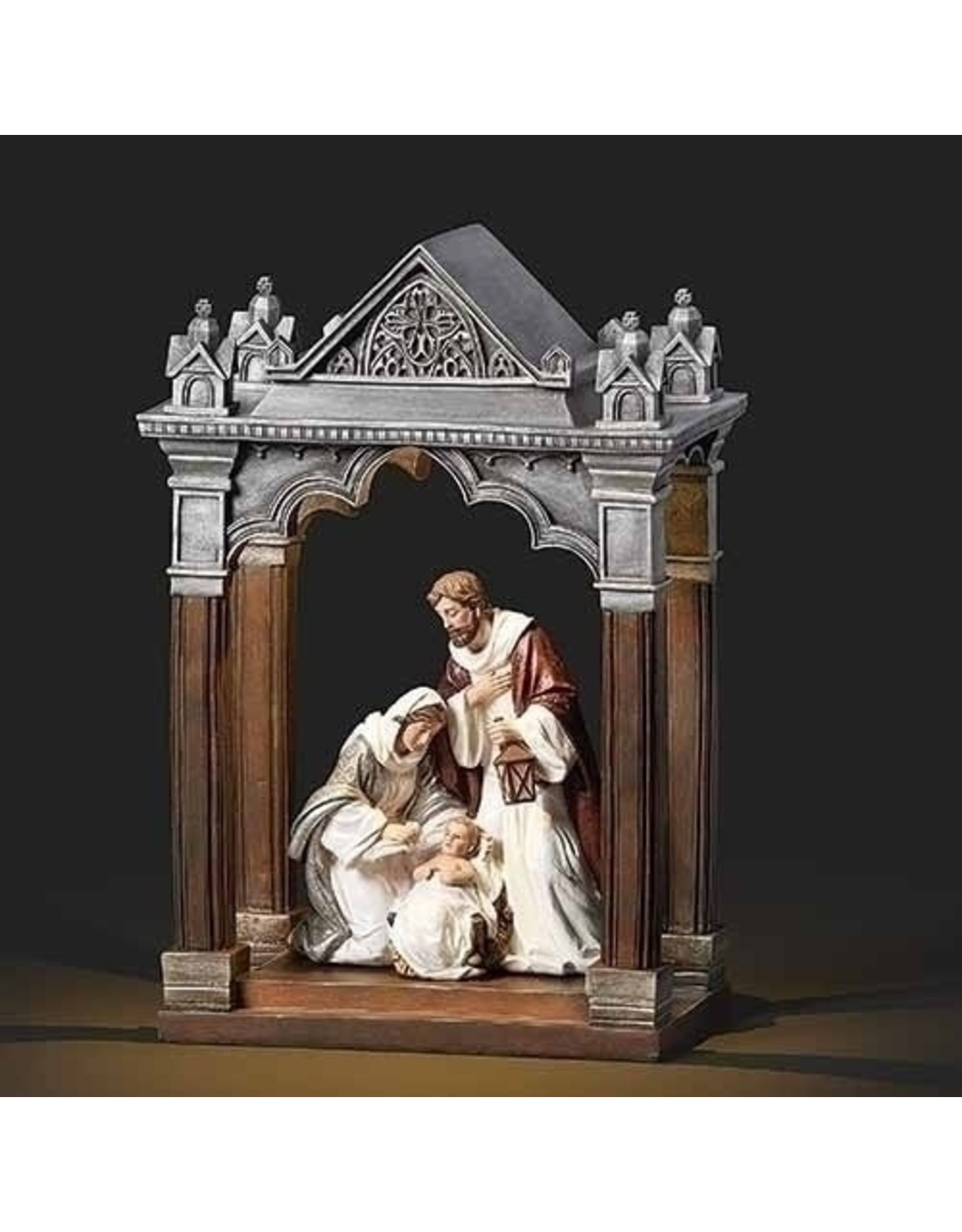 LED Church with Holy Family Figurine (12") Reilly's Church Supply