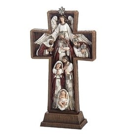 Roman Nativity Cross, Joseph's Studio (13.5")