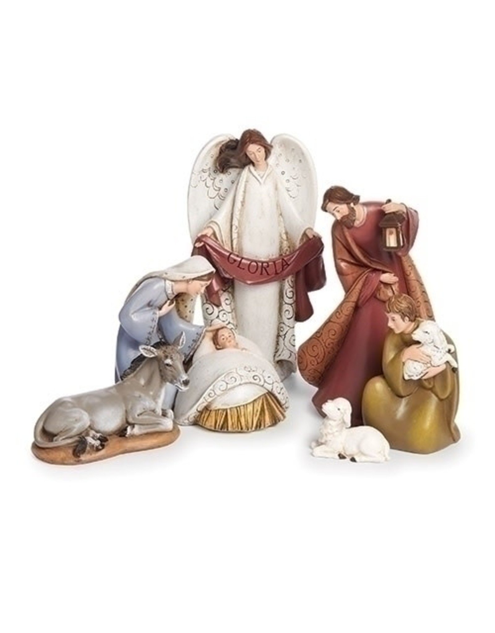 Roman Nativity Scene 6pc (8")