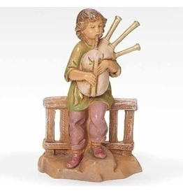 Roman Fontanini - Jonas, Boy Bagpiper (5" Scale)