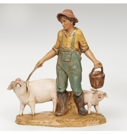 Roman Fontanini - Jedediah, Pig Keeper (5" Scale)