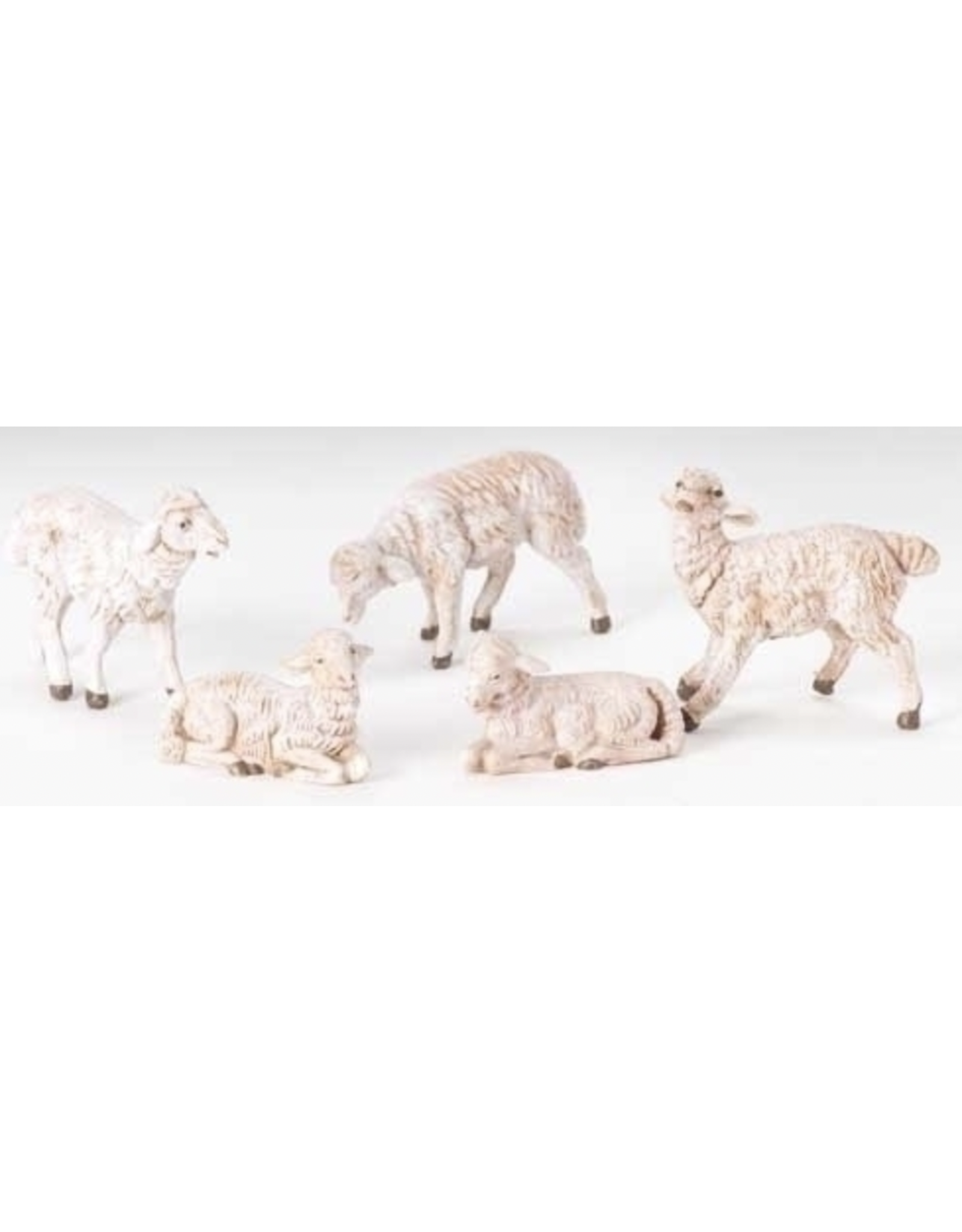 Fontanini Fontanini - Sheep (White), 5pc Set (5" Scale)