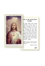 Hirten Holy Cards - Sacred Heart of Jesus w/Prayer (100)