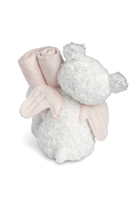 Tender Blessings Guardian Angel Bear & Blanket - Pink