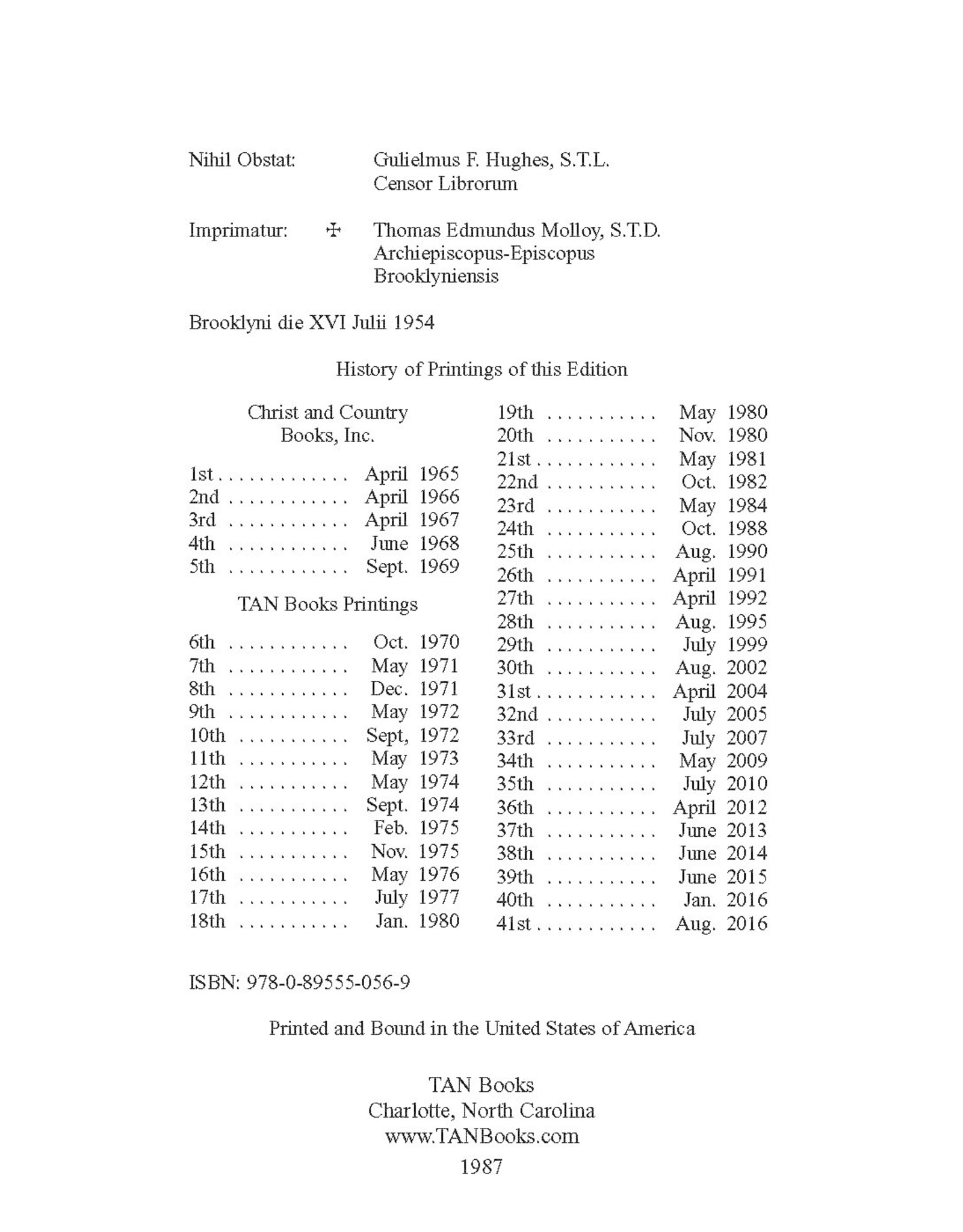 Tan Books (St. Benedict Press) Secret of the Rosary