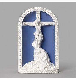 Roman Cameo Shrine, Mary Weeps at Crucifix