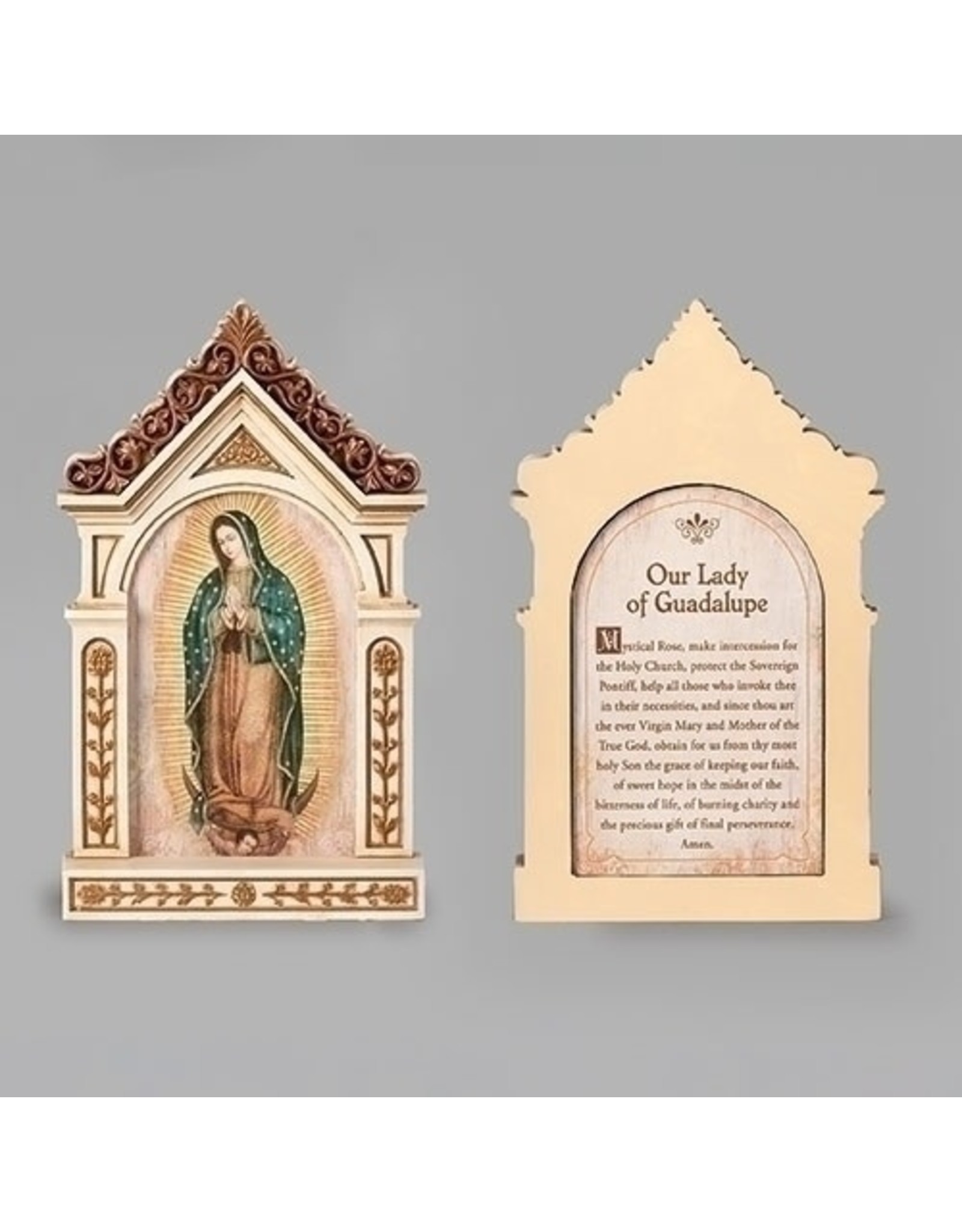 Roman Tabletop Shrine - Our Lady of Guadalupe