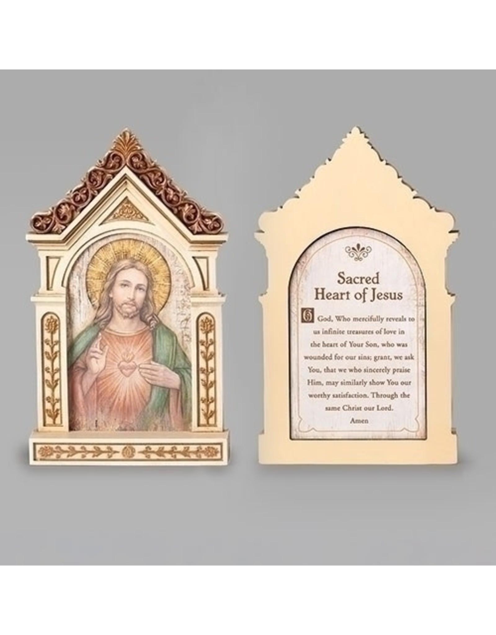 Roman Tabletop Shrine - Sacred Heart of Jesus