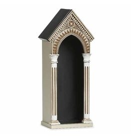 Roman Statue Shrine - Brown/White